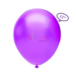 Lateks Metalik Balon Lila 100 Adet - 1