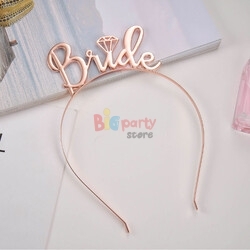 Taç Metal Bride Rose Gold - 1