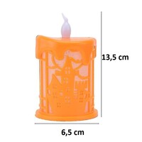 Halloween Led Mum 9 cm Turuncu - 2