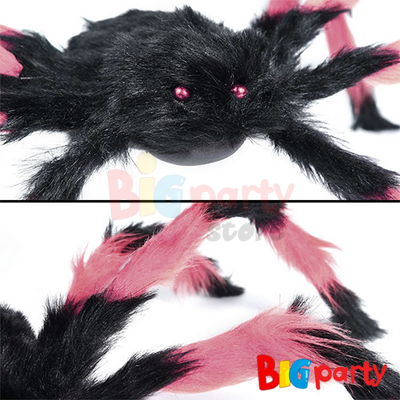 Halloween Örümcek Figür 70 Cm Pembe Siyah - 2