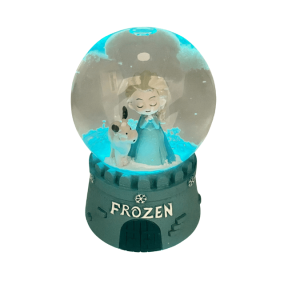 Kar Küresi Orta Boy Pilli Işıklı Frozen Model - 2