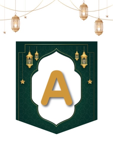 Karton Yazı 11 Ayın Sultanı Ramazan Banner - 2