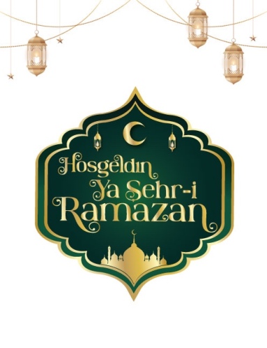 Karton Yazı Lüks Ramazan Varaklı Banner 10lu - 2