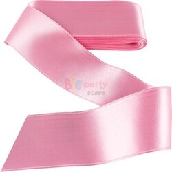 Kurdele Saten 6 cm 10 metre Pembe - 1