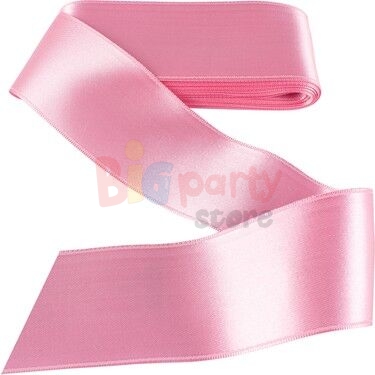 Kurdele Saten 6 cm 10 metre Pembe - 1