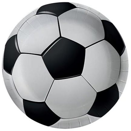 Lisanslı Futbol Temalı Tabak 23 Cm 8 Adet - 1