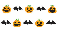 Lisanslı Halloween Banner Balkabağı - 1