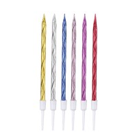 Mum İnce 14 cm Spiral Set Mix 6 Adet - 2