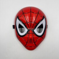 Plastik Maske Işıklı Spiderman Kırmızı - 1