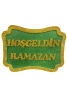 Strafor Yazı Hoşgeldin Ramazan Yeşil Altın - 1