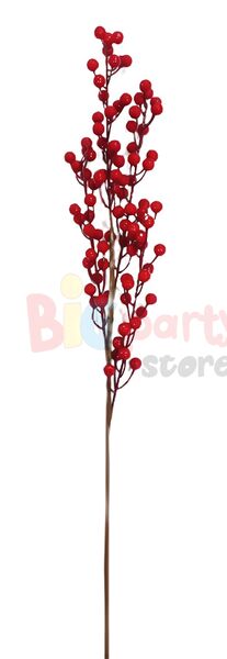 Yılbaşı Çam Dalı Berry Demeti 65 Cm - 3