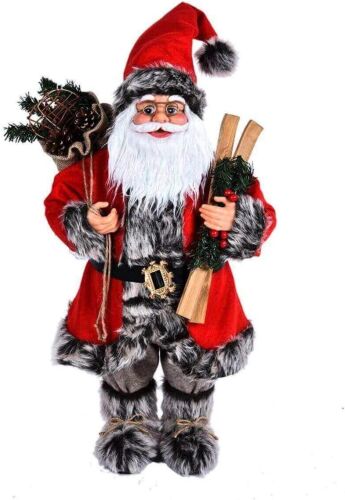 Yılbaşı Noel Baba Kızaklı Model 60 Cm - 1