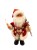 Yılbaşı Noel Baba Lambalı Simli Kostümlü Hareketli Pilli 30 Cm - 3