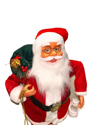 Yılbaşı Noel Baba Kırmızı Lambalı Model 60 cm - 3