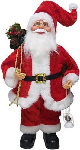 Yılbaşı Noel Baba Kırmızı Lambalı Model 60 cm - 2