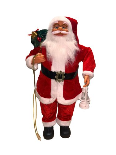 Yılbaşı Noel Baba Kırmızı Lambalı Model 60 cm - 1