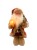 Yılbaşı Noel Baba Lambalı Kahverengi Şapkalı Hareketli Pilli 30 Cm - 1